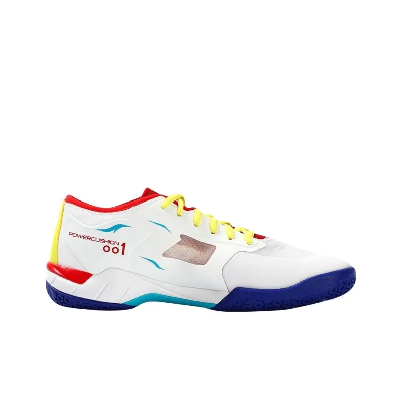 YONEX Power Cushion Support Lightweight Low Top Badminton Shoes Men's White Red-1