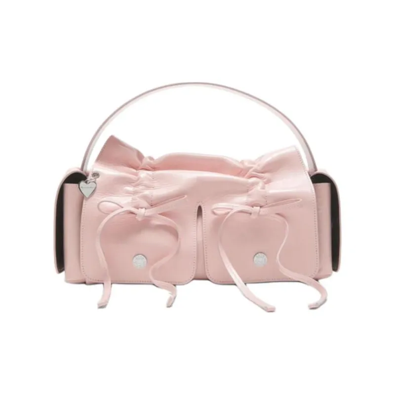 Acne Studios Leather Handbag Women's Pink-0