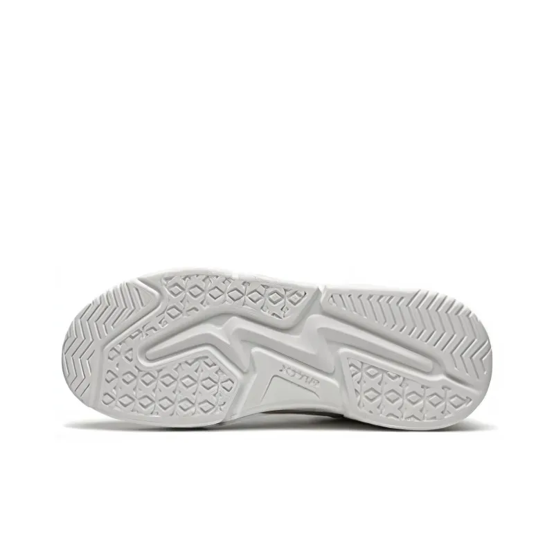 XTEP Undercurrent 1.0 Low Top Skateboard Shoes Men's Light Heather Gray-3