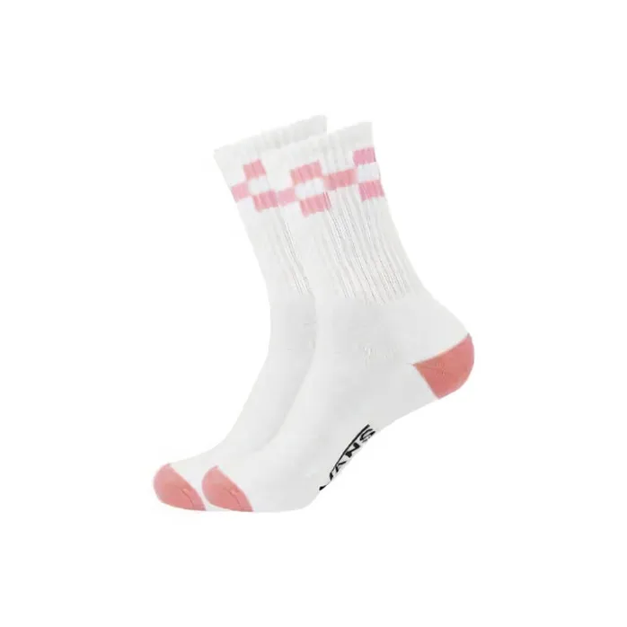 Vans GIRL GANG CREW 6.5-10 1PK Mid-Calf Socks Women's 2 Pack White-0