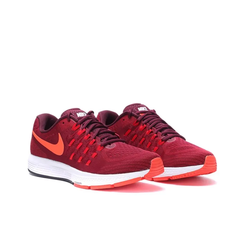 Nike Air Zoom Vomero 11 Anti Slip Wear Resistant Low Top Running Shoes Men's Red-1