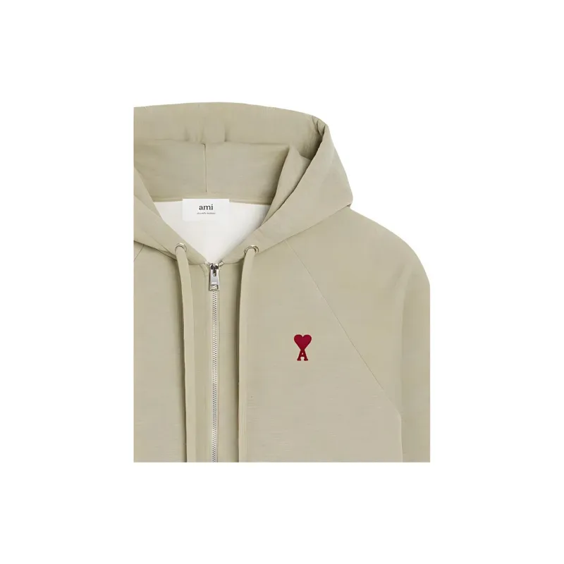 AMIPARIS Ami-de-Coeur-motif Zipped Hoodie-1