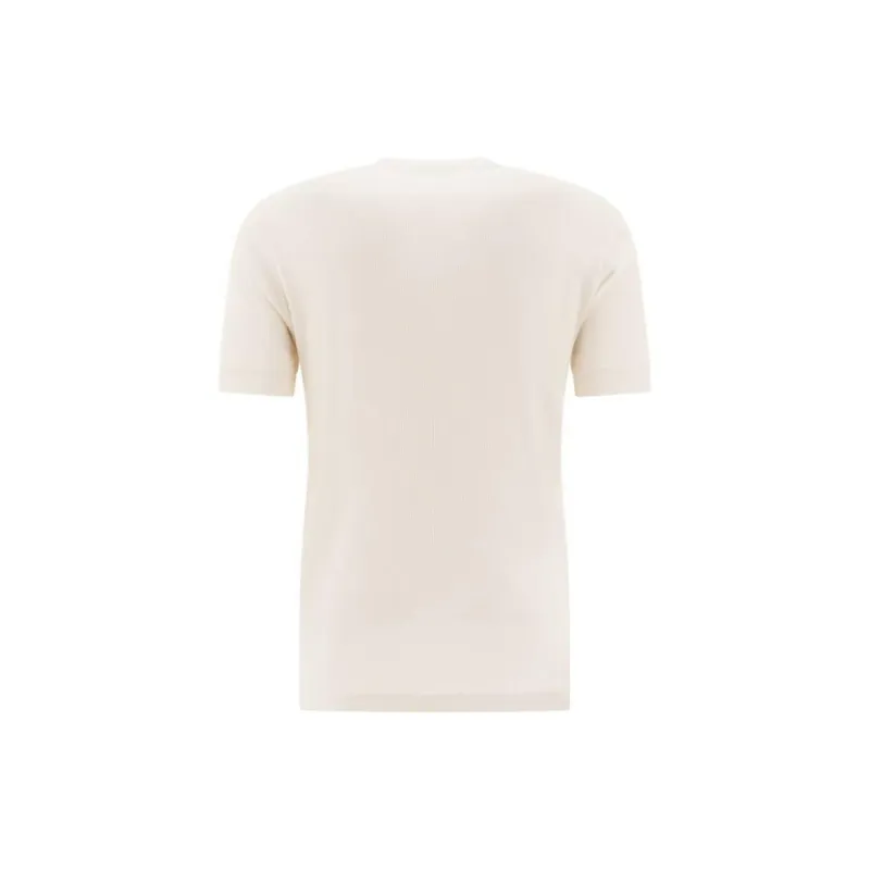 TOM FORD Fine Ribbed Logo Embroidered T Shirt-1