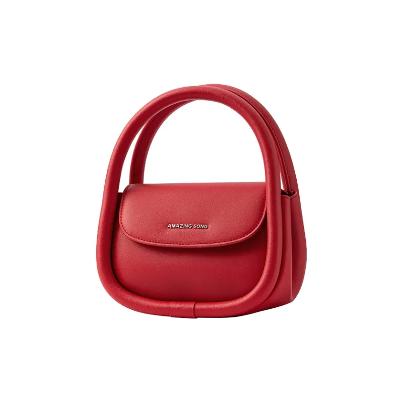 AMAZING SONG Soft European Bag Series Handbags Little Red Box Soft European Bag Medium Size-1
