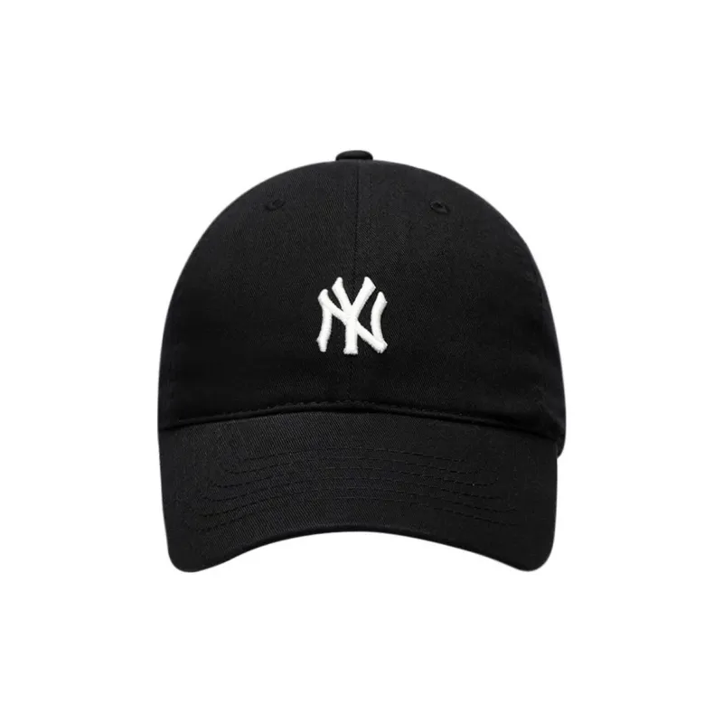 MLB Cotton Baseball Caps CP77 Unisex Black-1