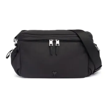 AMIPARIS Polyester Shoulder Bag Men's Black