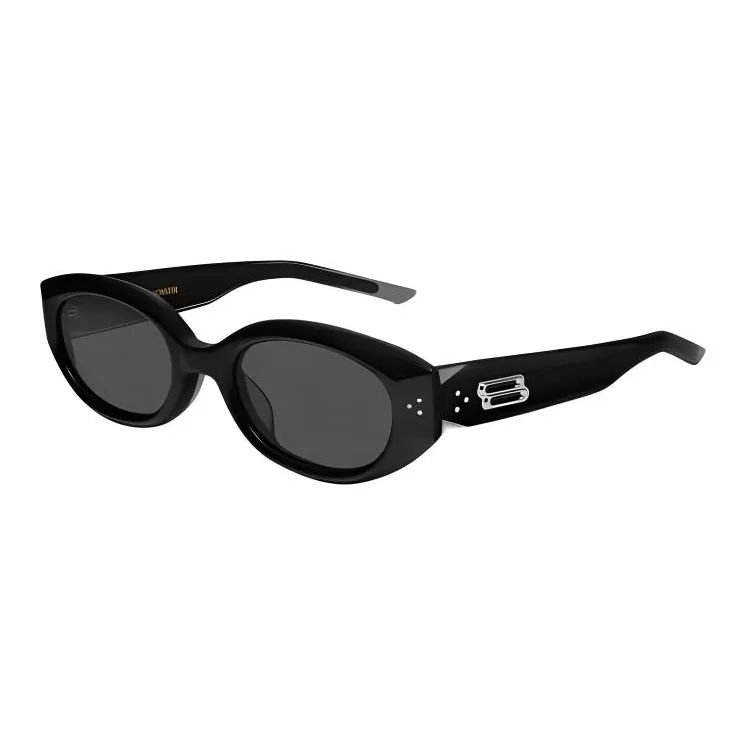 GENTLE MONSTER Plate Frame Irregular Shape Sunglasses Unisex Black-0
