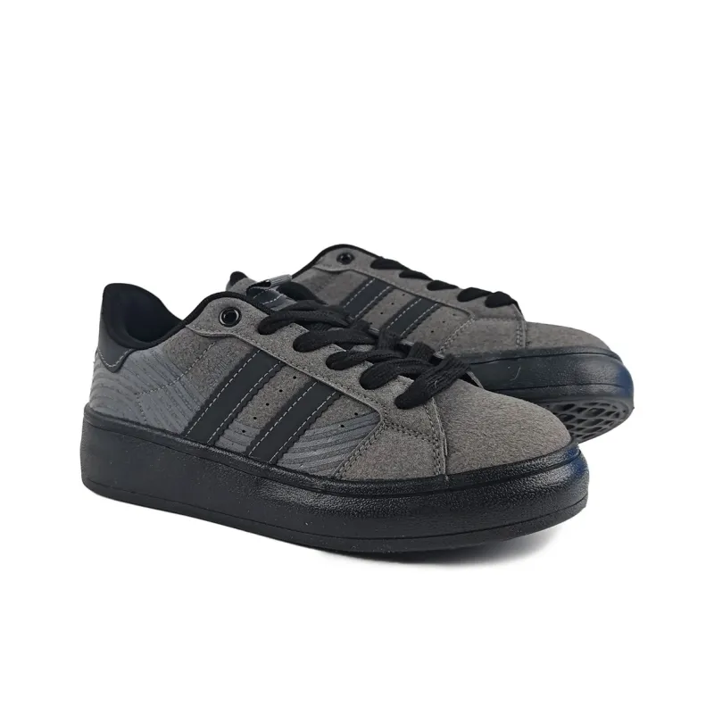 La Chapelle Abrasion Resistant Slip Resistant Skateboard Shoes Women's Black Warrior-2