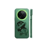 Transparent Green-Black with Shin-Chan Pointing at Butt