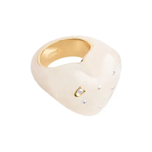 COACH Resin Rings Women's White