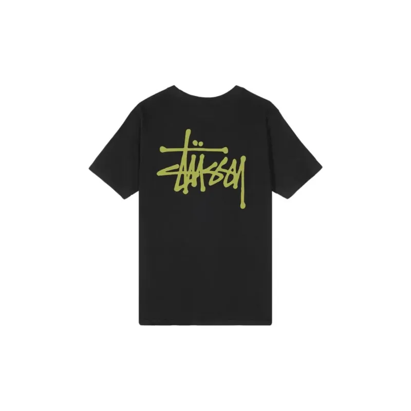 Stussy Basic Stussy Pigment Dyed Tee 'Black'-1