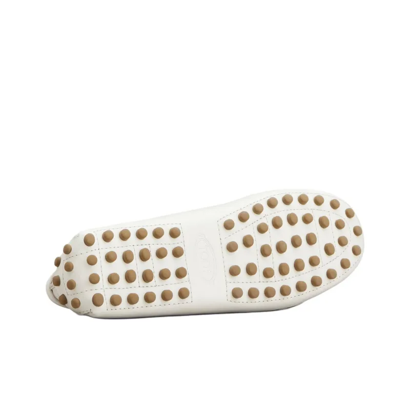 TOD'S Logo Engraved Perforated Loafers Women's-3