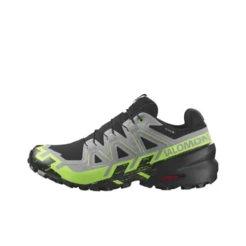 SALOMON Speedcross 6 Gore Tex Black Alloy Green Gecko