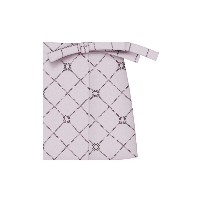 GIVENCHY FW24 Casual Short Skirts Women's Pink Gray-3