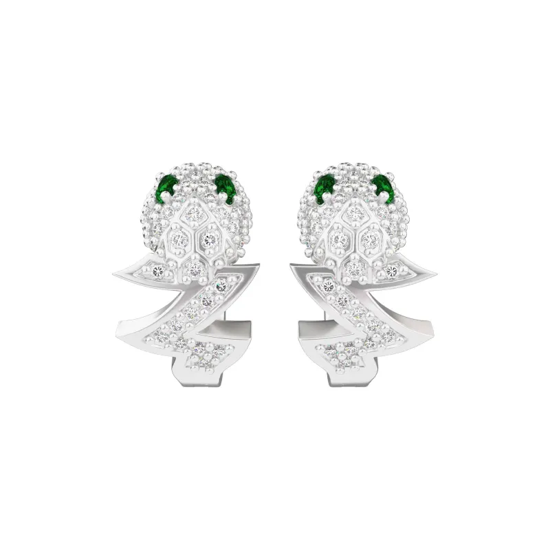 ICEGANG S925 Silver Earrings Unisex-1