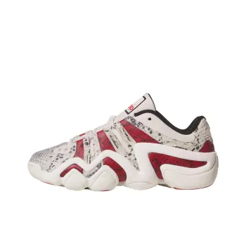 Adidas Crazy 8 Anti Slip Wear Resistant Low Top Basketball Shoes Unisex Beige Red