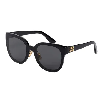 MIU MIU Acetate Square Sunglasses Women's Black