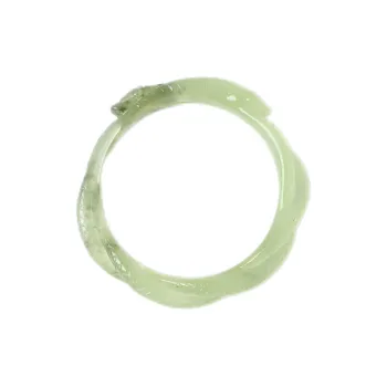 South Asia Natural Serpentine Jade Bangles Unisex