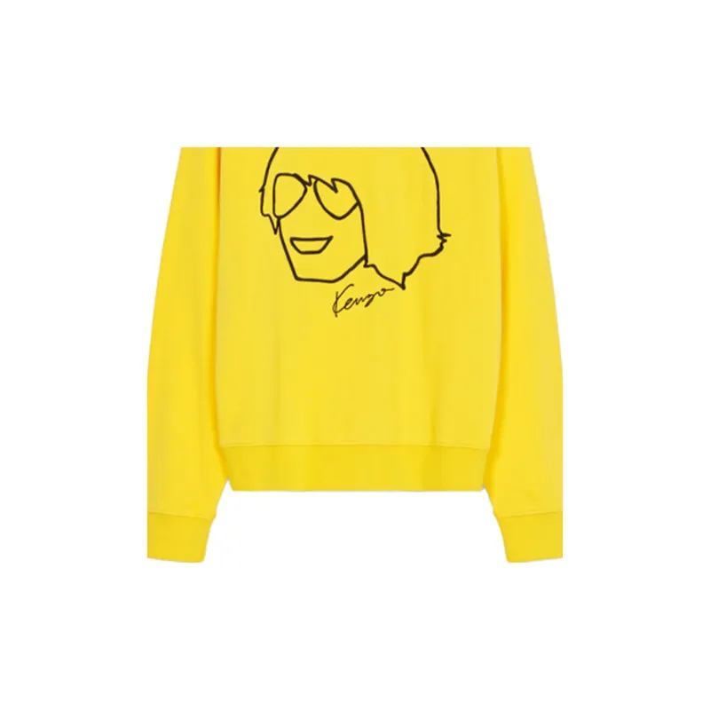 KENZO Sweatshirts Men Yellow-5