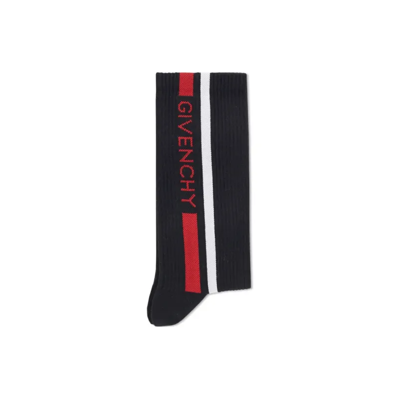 GIVENCHY Mid-Calf Socks Men's 1 Pack Black-1