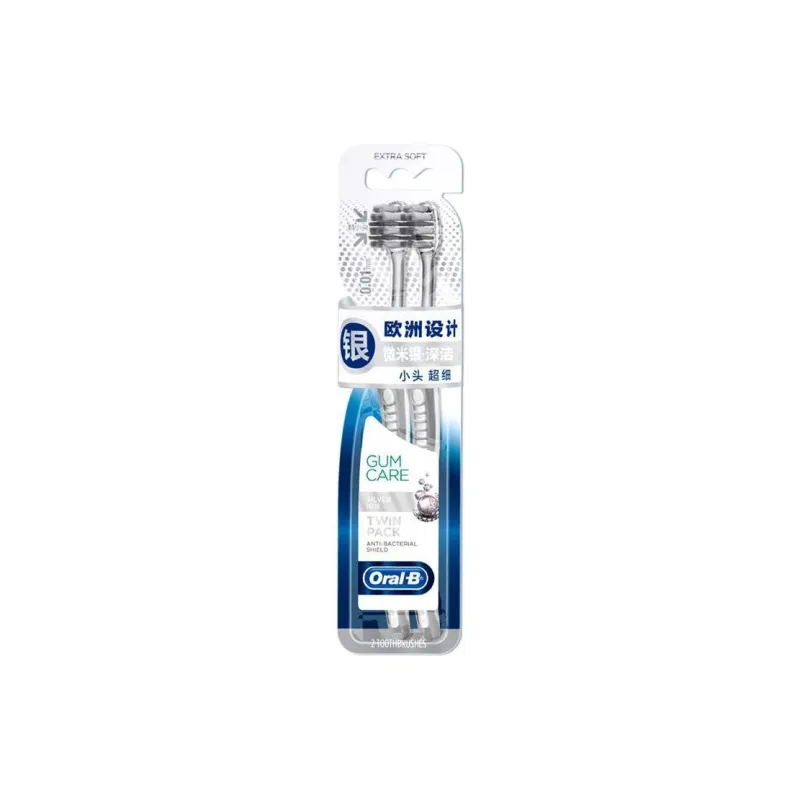 Oral B Deep Clean Micro Silver Toothbrushes Interdental Cleaning 2 Pieces/4 Pieces-0