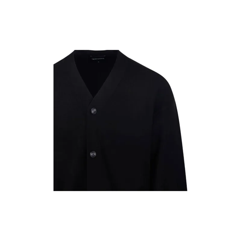 EMPORIO ARMANI V Neck Button Up Cardigan-7