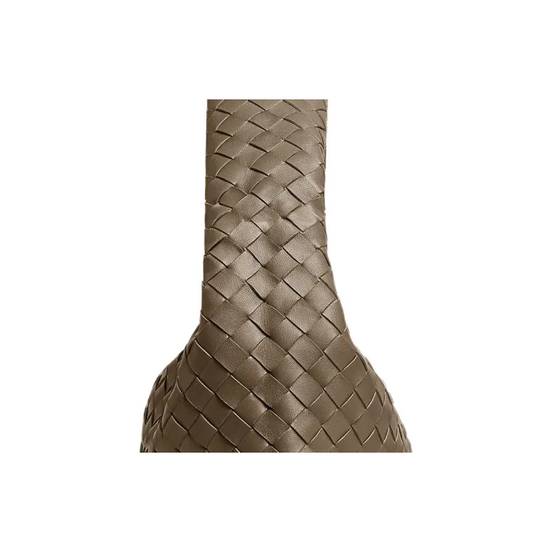 Bottega Veneta Cow Leather One Shoulder Handbags Women's Pinecone Brown-5