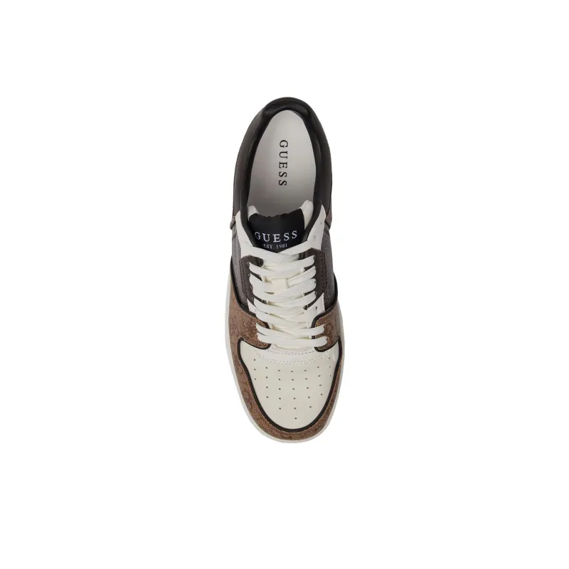GUESS Low-Top Skateboard Shoes Men's Brown-3