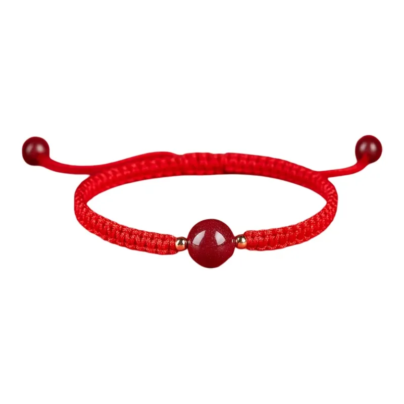 DONGFANGJIE Cinnabar Bracelets Unisex-2