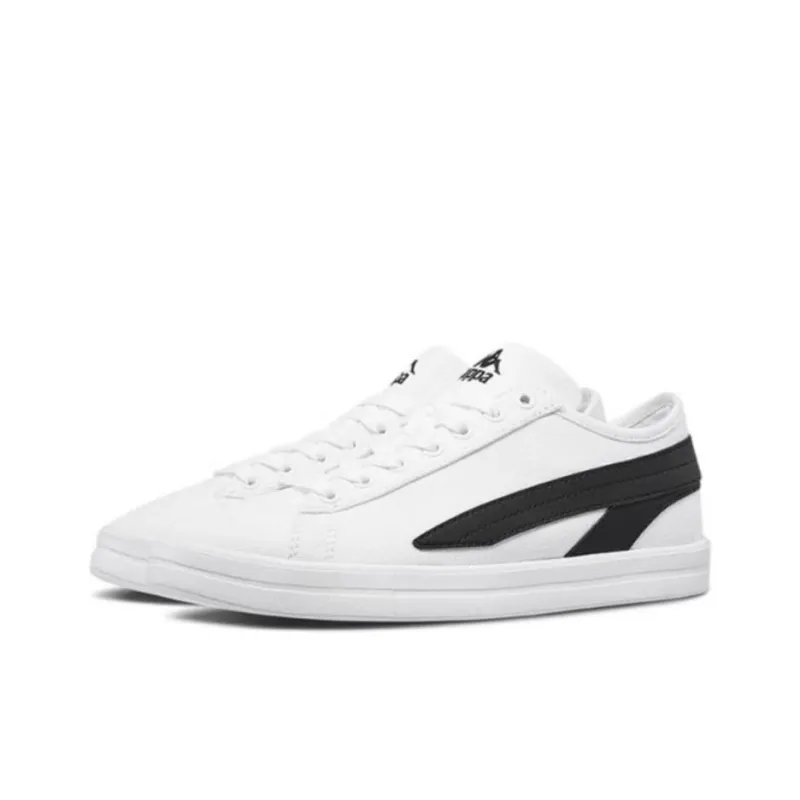 Kappa Slip Resistant Coverage Low Top Skateboard Shoes Unisex White-3