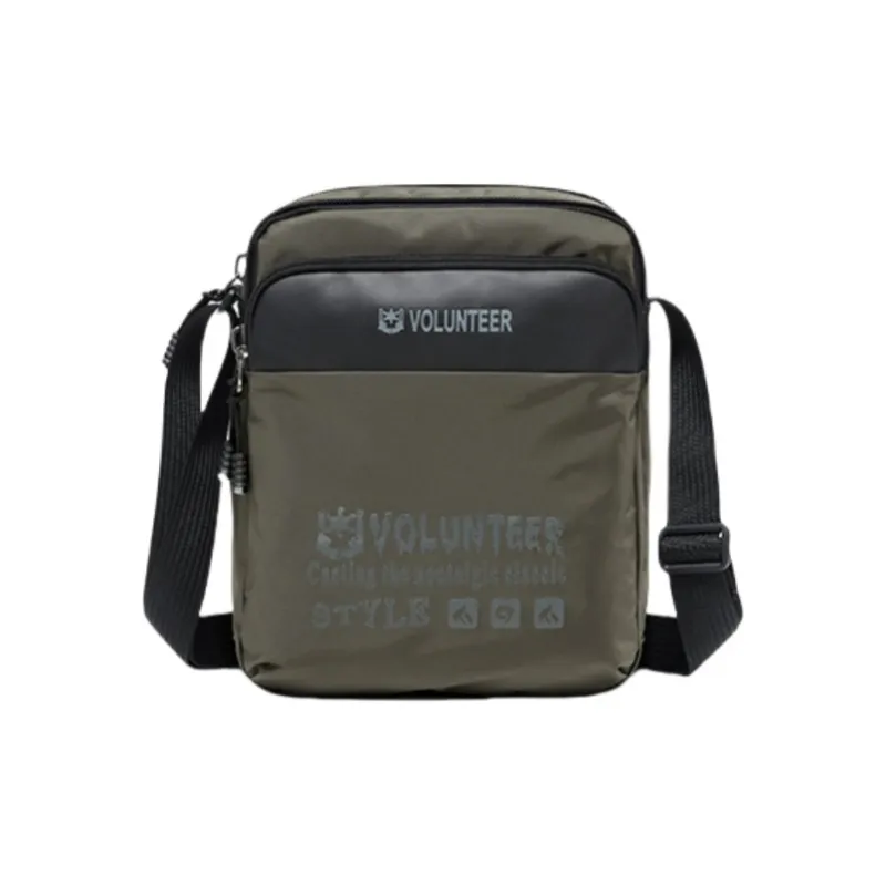 Volunteer Nylon Fabric Crossbody Bag Men's Multicolor-9
