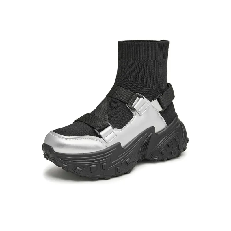 TATA Ankle Boots Women's Black/Silver-1
