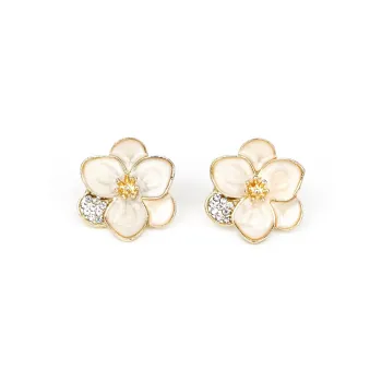 HYMAN KEVIN Enamel Synthetic Cubic Zirconia Alloy Earrings Women's