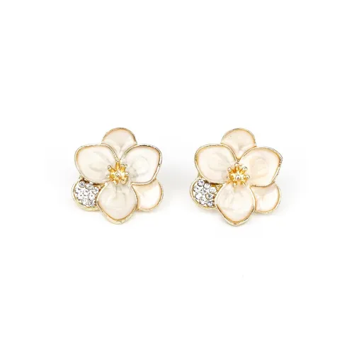 HYMAN KEVIN Enamel Synthetic Cubic Zirconia Alloy Earrings Women's