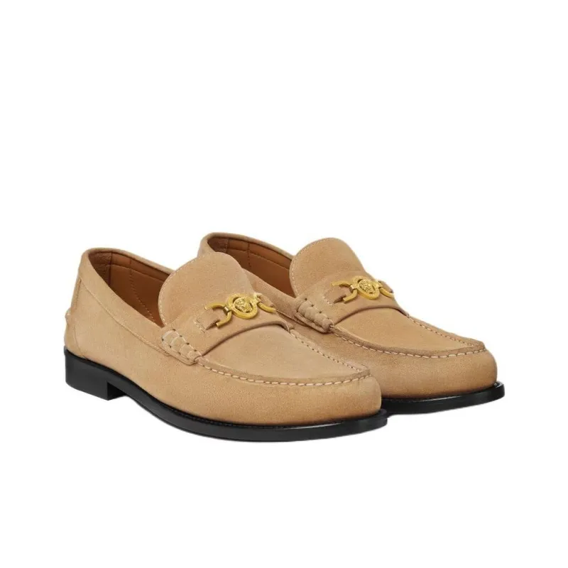 VERSACE Medusa Loafers Men's Khaki-2