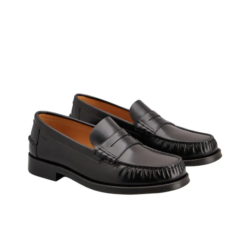 TOD'S Gathered Detail Loafers-2