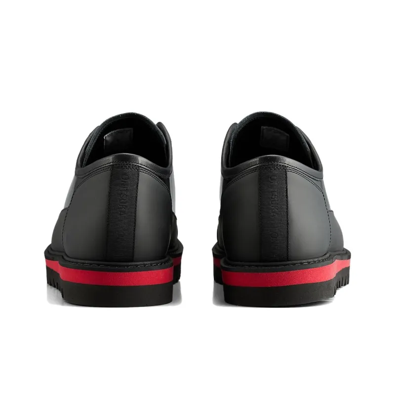 Onitsuka Tiger Blucher Lo Anti Slip Wear Resistant Low Top Casual Shoes Unisex Black Red-3