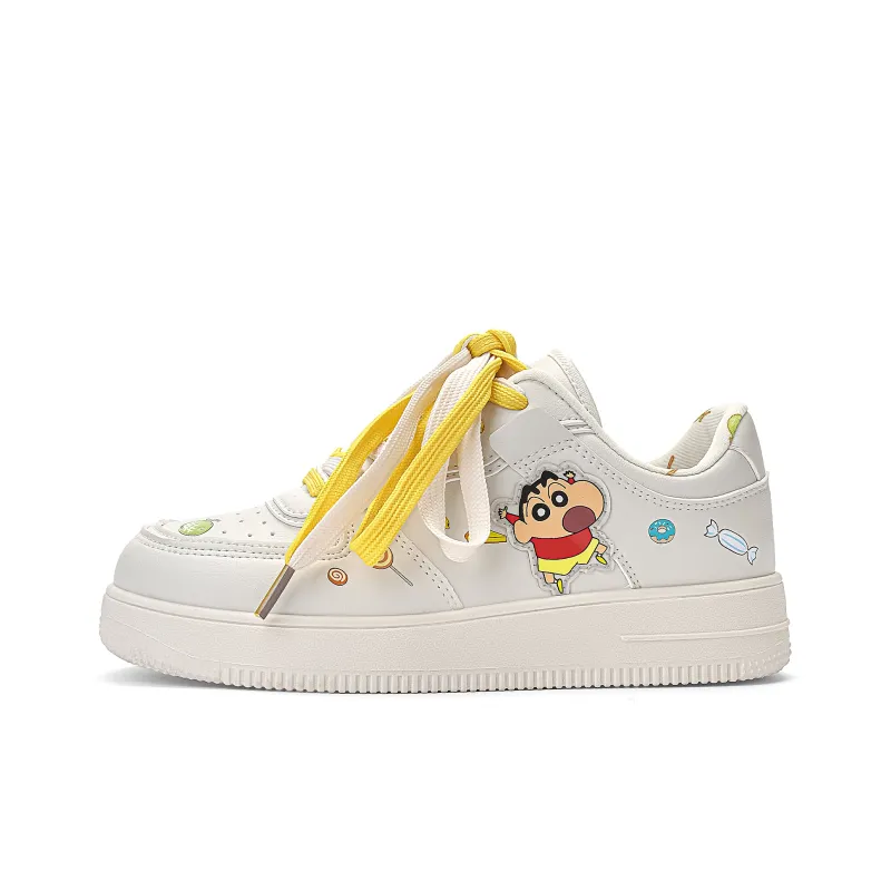 Crayon Shinchan Low Top Skateboard Shoes Unisex-20