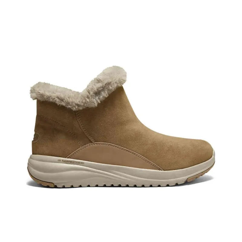Skechers Short Snow Boots Women's Brown-1