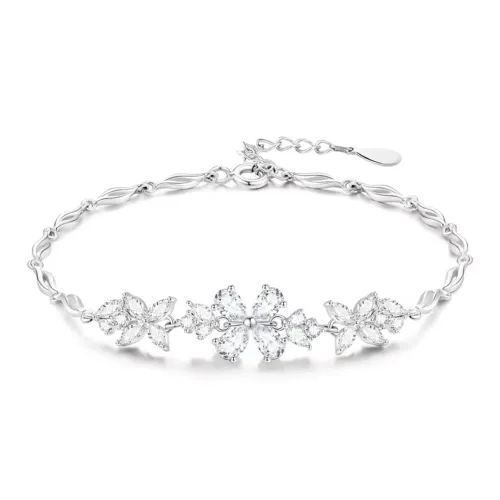 J&KINGLAY S925 Silver Bracelets Women's