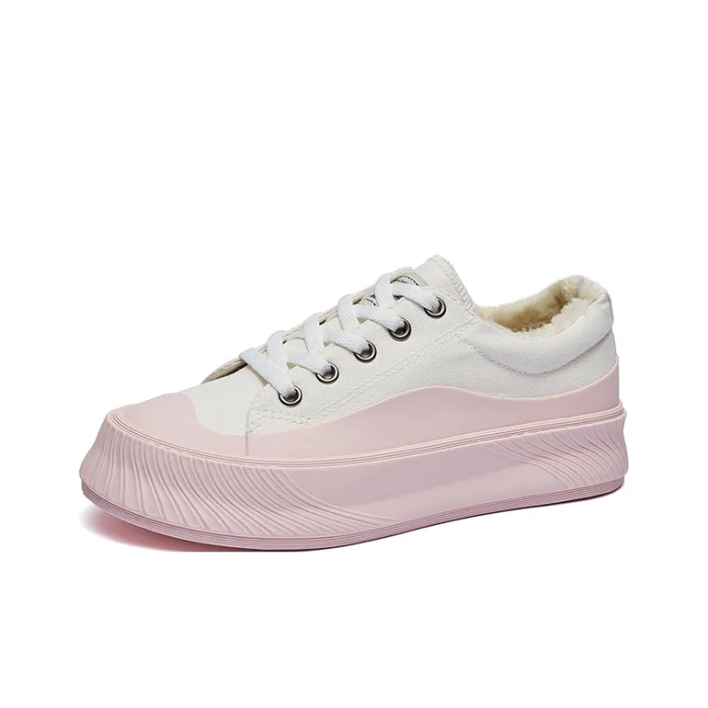 Fawn Miri Warm Anti-Slip And Wear-Resistant Low-Top Skateboard Shoes Women's-3