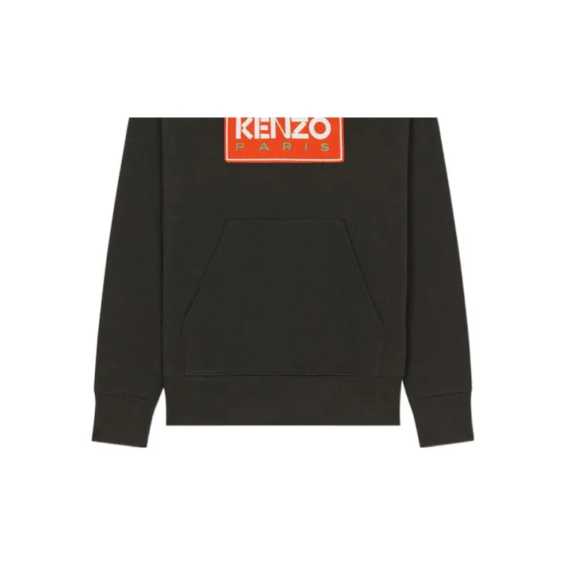 KENZO Logo print Cotton Hoodie-3
