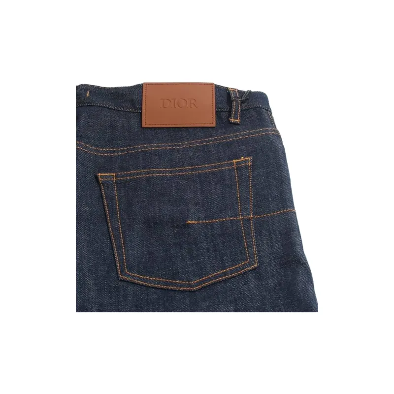 DIOR Jeans Men Blue-2