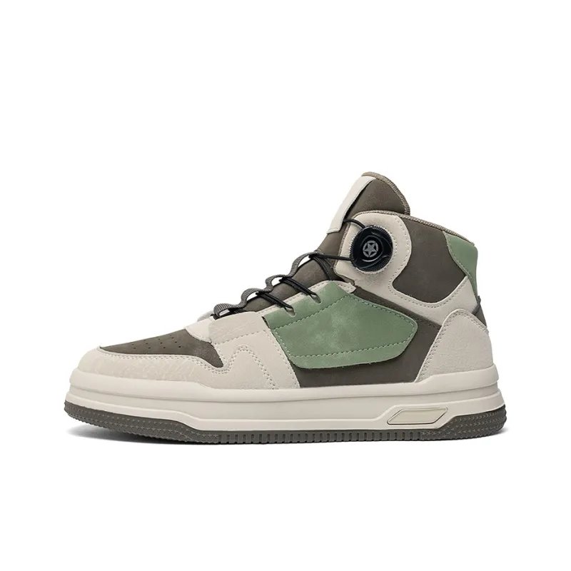 OFFER AITR Anti Slip And Wear Resistant Breathable High Top Skateboard Shoes Men's-6