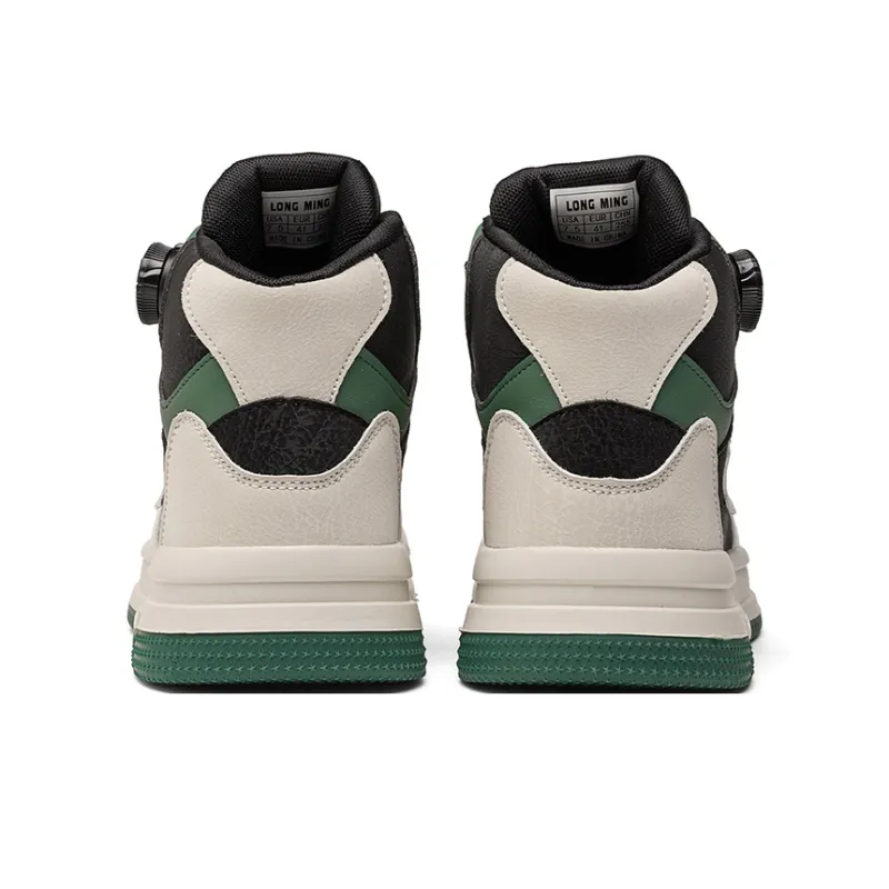OFFER AITR Anti Slip And Wear Resistant Breathable High Top Skateboard Shoes Men's-4