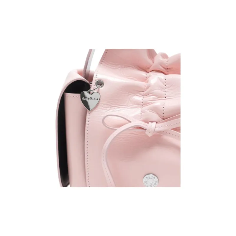 Acne Studios Leather Handbag Women's Pink-4