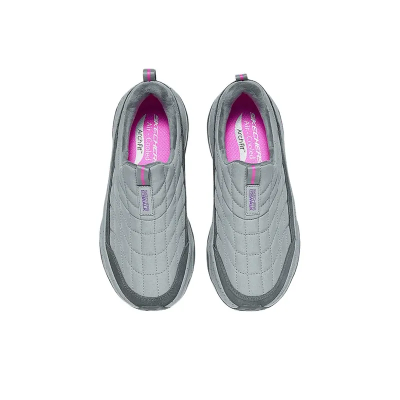 Skechers WOMEN'S GO WALK Wear Resistant Low Top Casual Shoes Women's Gray-3