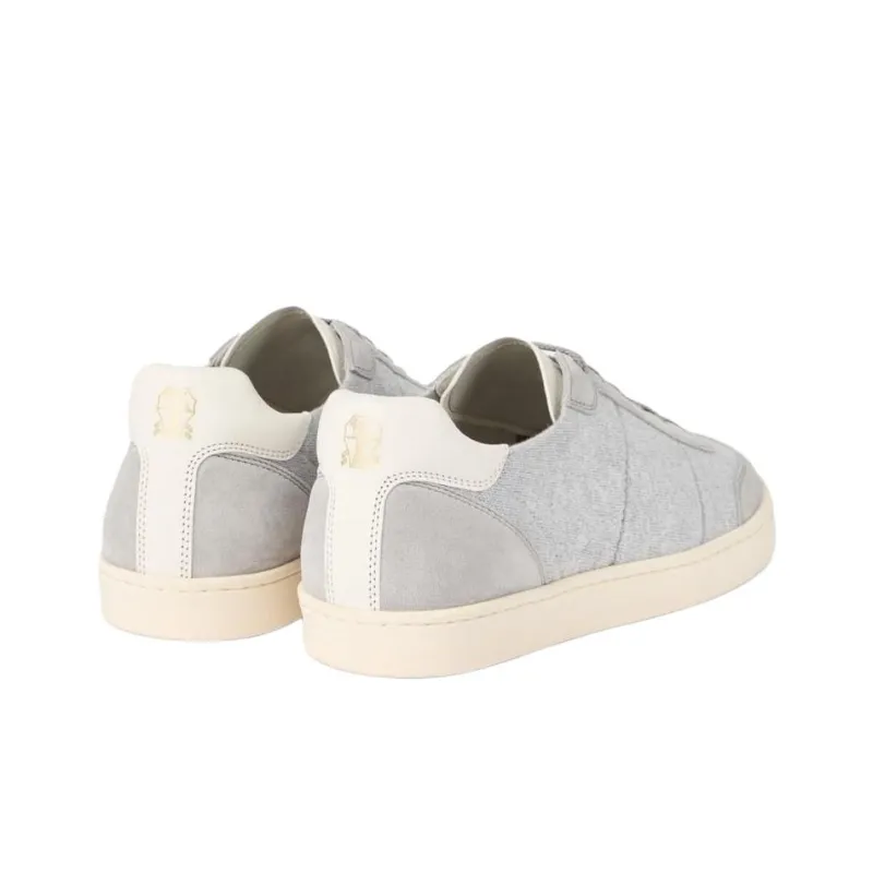 Brunello Cucinelli Low Top Skateboard Shoes Men's Gray-3