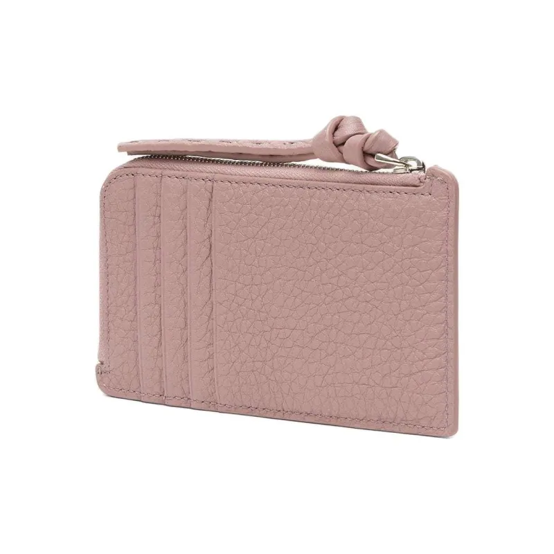 FENDI Peekaboo Calfskin Card Holder Women's Pink-1