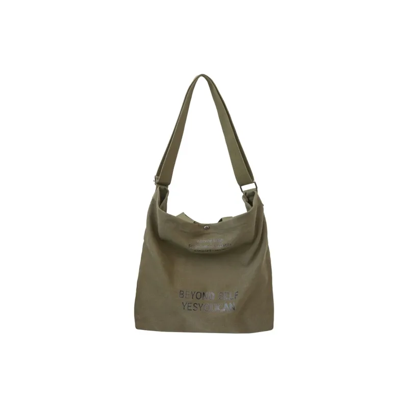 DCLOUD Canvas Handbag Regular Unisex Khaki/Black/Gray/Brown/Green-17